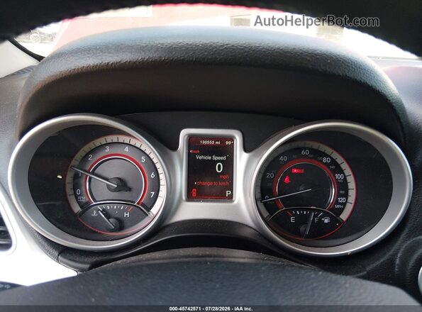 3C4PDCAB7HT517296 2017 DODGE JOURNEY Red უკანა სავარძლების ხედი