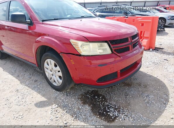 3C4PDCAB7HT517296 2017 DODGE JOURNEY Red წინა ხედი