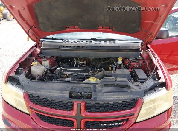 3C4PDCAB7HT517296 2017 DODGE JOURNEY Red უკანა ხედი