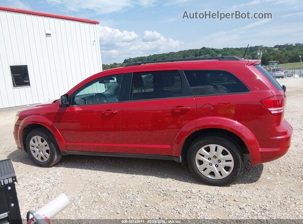 3C4PDCAB7HT517296 2017 DODGE JOURNEY Red სალონის 360-გრადუსიანი ხედი