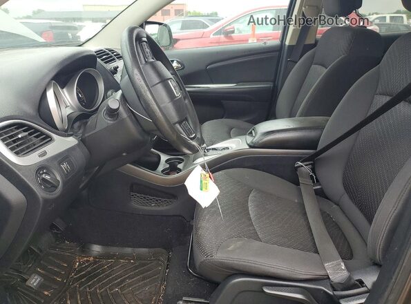 3C4PDCAB7HT539413 2017 DODGE JOURNEY Charcoal Вид салону спереду