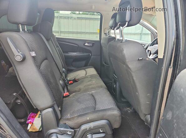 3C4PDCAB7HT560438 2017 DODGE JOURNEY Black Widok wnętrza z tyłu