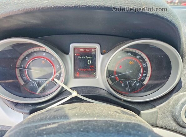 3C4PDCAB7HT560438 2017 DODGE JOURNEY Black Widok zestawu wskaźników