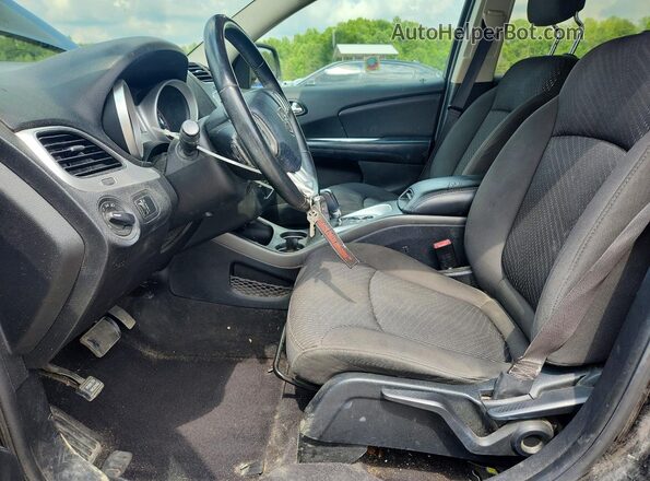 3C4PDCAB7HT560438 2017 DODGE JOURNEY Black Widok wnętrza z przodu