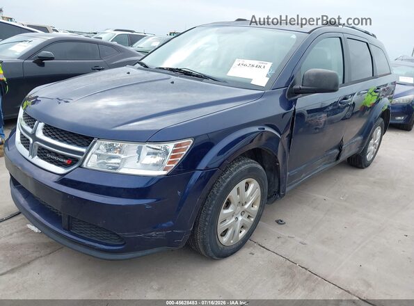 3C4PDCAB7HT604583 2017 DODGE JOURNEY Dark Blue წინა მარცხენა ხედი სამი მეოთხედიდან