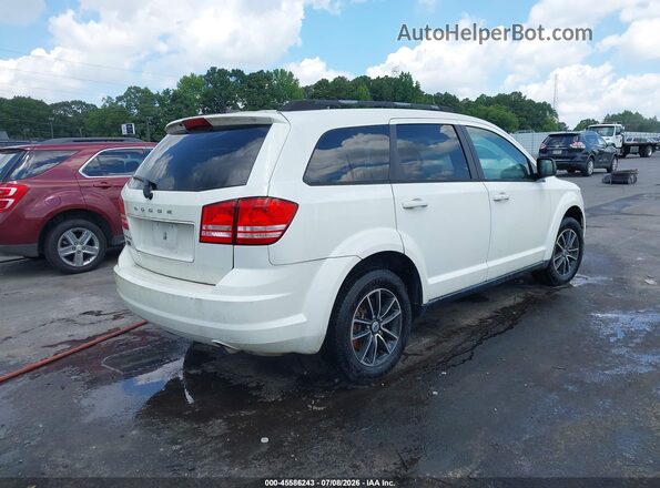 3C4PDCAB7JT276541 2018 DODGE JOURNEY White Rear right