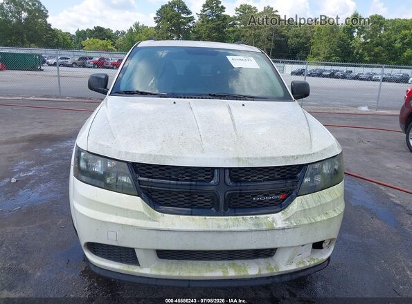 3C4PDCAB7JT276541 2018 DODGE JOURNEY White Instrument cluster view