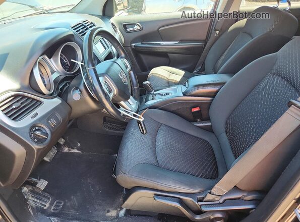 3C4PDCAB7JT497850 2018 DODGE JOURNEY Черный Вид салона спереди