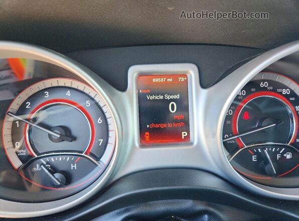 3C4PDCAB7JT497850 2018 DODGE JOURNEY Черный Вид щитка приборов