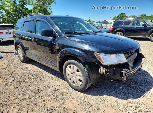3C4PDCAB7JT497850 2018 DODGE JOURNEY Черный Передняя правая четверть