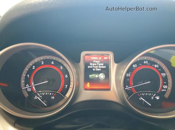 3C4PDCAB7JT518227 2018 DODGE JOURNEY Green Instrument cluster view