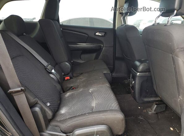 3C4PDCAB7JT528966 2018 DODGE JOURNEY Black უკანა სავარძლების ხედი