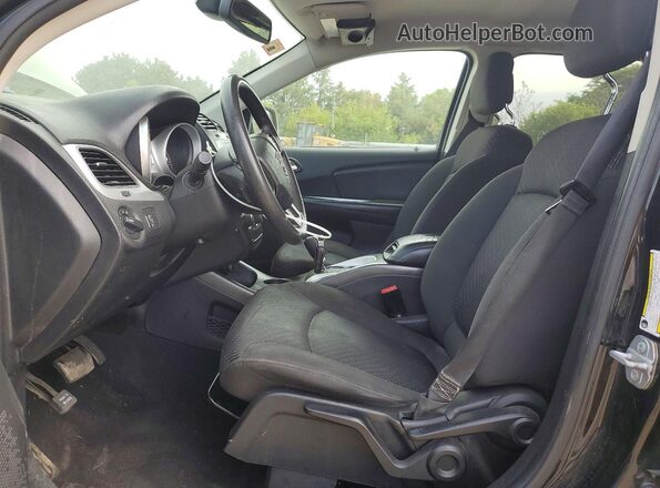 3C4PDCAB7JT528966 2018 DODGE JOURNEY Black წინა სალონის ხედი
