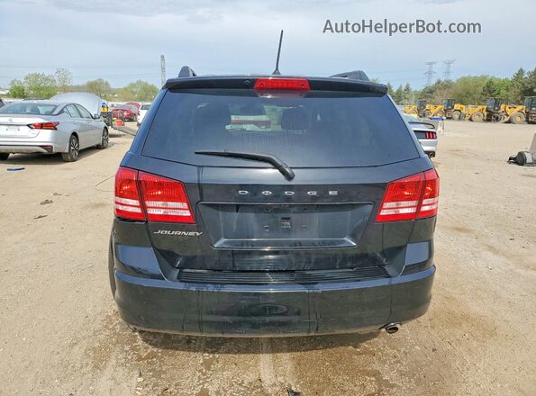 3C4PDCAB7JT528966 2018 DODGE JOURNEY Black უკანა ხედი