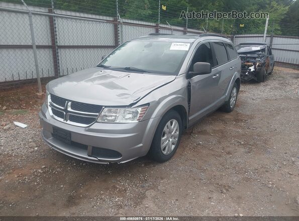 3C4PDCAB7KT815631 2019 DODGE JOURNEY Silver Vista tres cuartos delantera izquierda