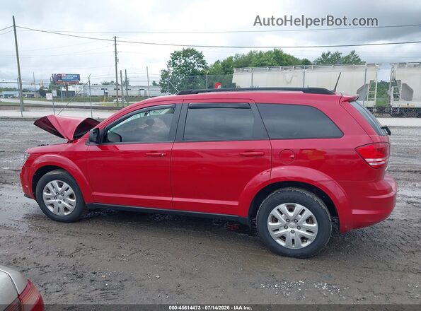 3C4PDCAB7LT266093 2020 DODGE JOURNEY Red Սալոնի 360 աստիճան տեսք