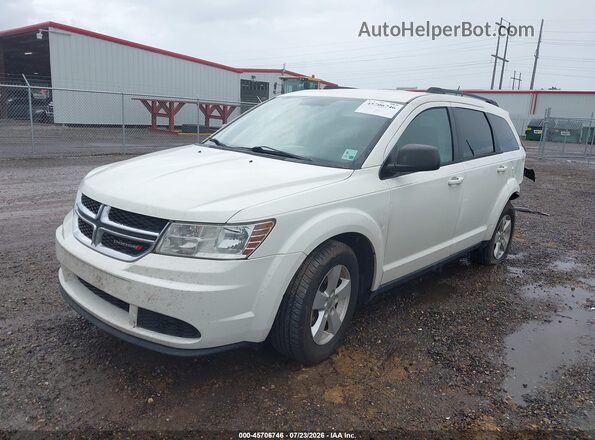3C4PDCAB8GT139648 2016 DODGE JOURNEY White წინა მარცხენა ხედი სამი მეოთხედიდან