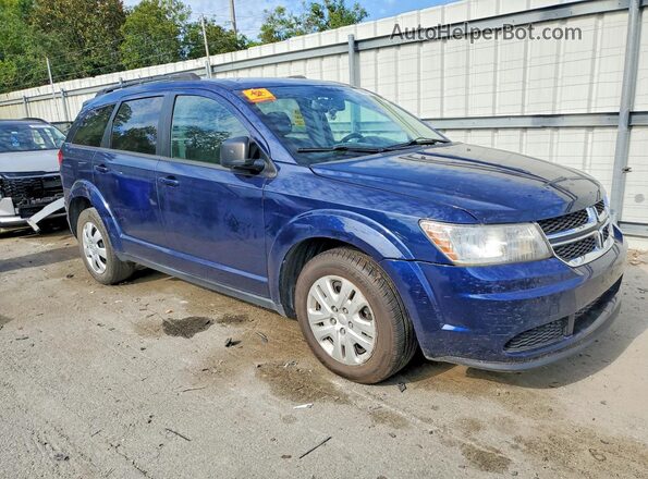 3C4PDCAB8HT691765 2017 DODGE JOURNEY Blue Front right
