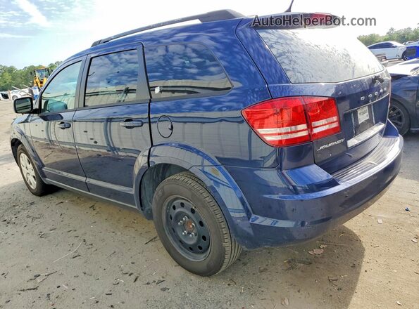 3C4PDCAB8HT691765 2017 DODGE JOURNEY Blue Rear left