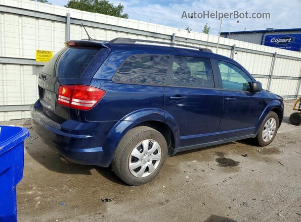 3C4PDCAB8HT691765 2017 DODGE JOURNEY Blue Rear right