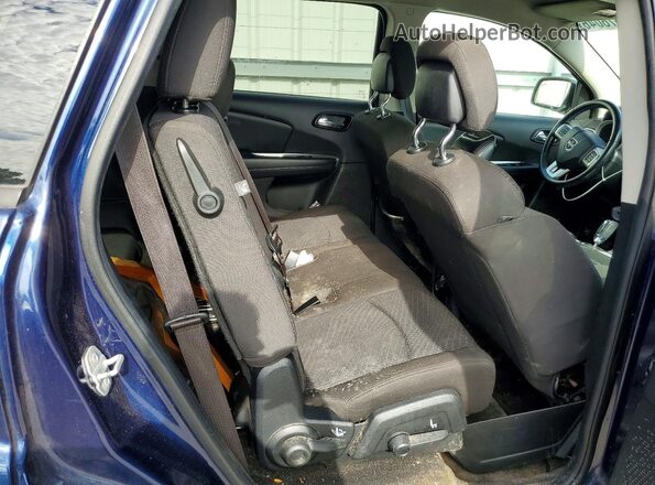 3C4PDCAB8HT691765 2017 DODGE JOURNEY Blue Rear interior view