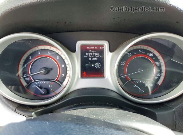 3C4PDCAB8HT691765 2017 DODGE JOURNEY Blue Instrument cluster view