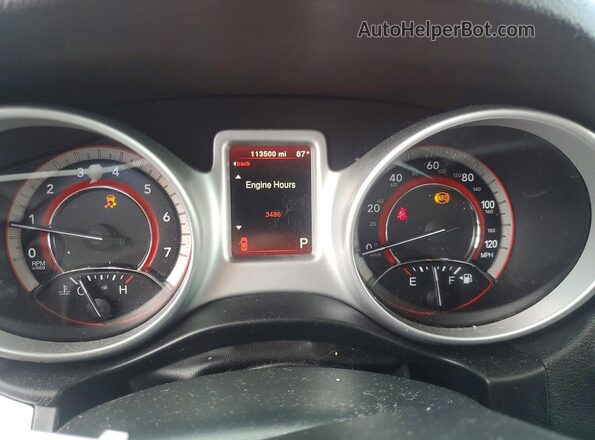 3C4PDCAB8HT709200 2017 DODGE JOURNEY Red Սարքավորումների վահանակի տեսք