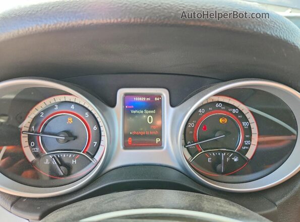 3C4PDCAB8JT275351 2018 DODGE JOURNEY Silver Вид щитка приладів