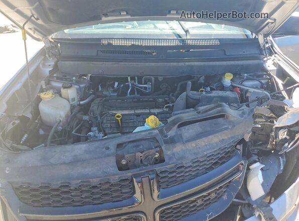 3C4PDCAB8JT295292 2018 DODGE JOURNEY Silver Vista del compartimento del motor