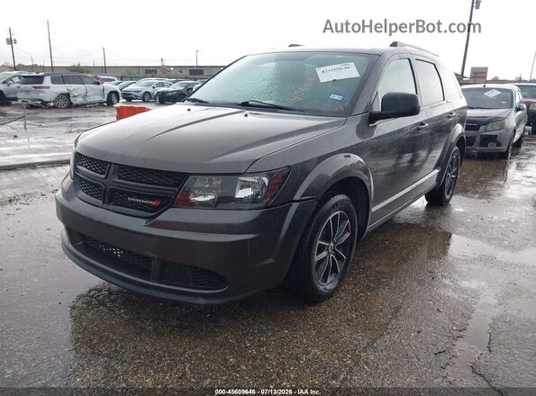 3C4PDCAB8JT302001 2018 DODGE JOURNEY Gray Передня ліва чверть