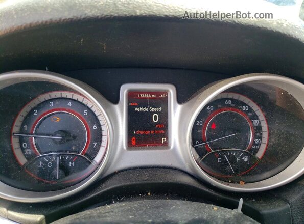 3C4PDCAB8JT421246 2018 DODGE JOURNEY Silver ხელსაწყოთა პანელის ხედი