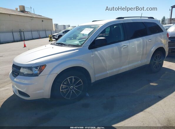 3C4PDCAB8JT445191 2018 DODGE JOURNEY White Передня ліва чверть