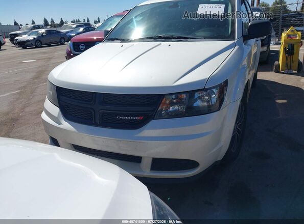 3C4PDCAB8JT445191 2018 DODGE JOURNEY White Вид щитка приладів