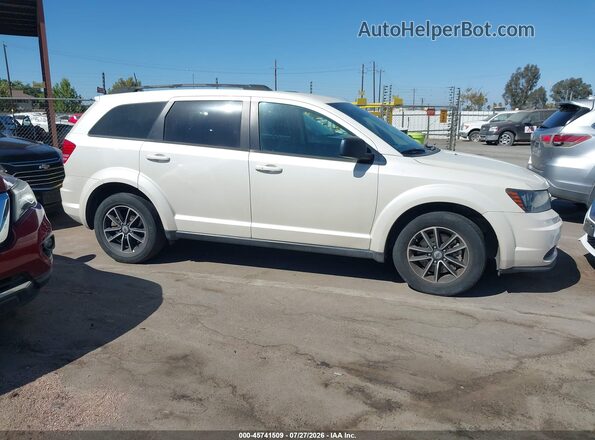 3C4PDCAB8JT445191 2018 DODGE JOURNEY White Вид задньої частини салону