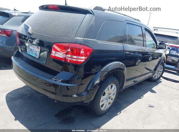 3C4PDCAB8JT445630 2018 DODGE JOURNEY Black Trasero derecho