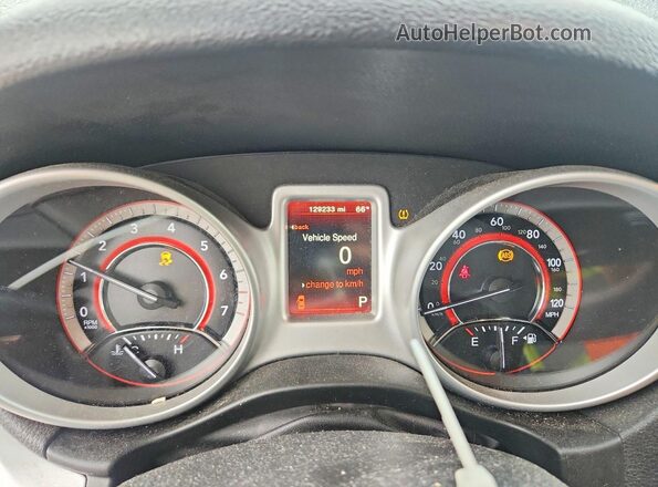 3C4PDCAB8JT521315 2018 DODGE JOURNEY Black Instrument cluster view