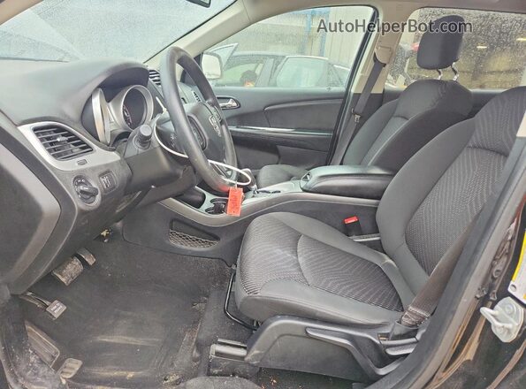 3C4PDCAB8JT521315 2018 DODGE JOURNEY Black Front interior view