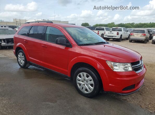 3C4PDCAB9GT210498 2016 DODGE JOURNEY Red Передня права чверть