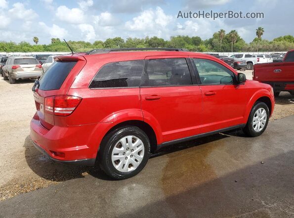 3C4PDCAB9GT210498 2016 DODGE JOURNEY Red Задня права чверть
