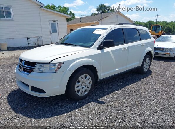 3C4PDCAB9HT538277 2017 DODGE JOURNEY Белый Передняя левая четверть