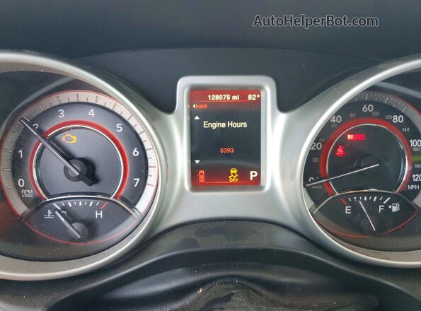 3C4PDCAB9HT539218 2017 DODGE JOURNEY Серебряный Вид щитка приборов