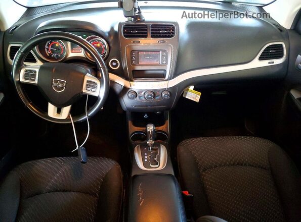 3C4PDCAB9HT586720 2017 DODGE JOURNEY Black Dashboard view