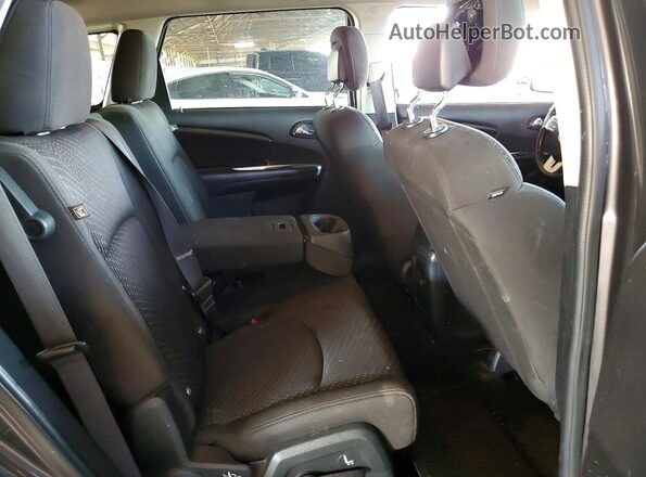 3C4PDCAB9HT586720 2017 DODGE JOURNEY Black Rear seats view