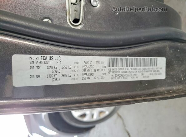 3C4PDCAB9HT586720 2017 DODGE JOURNEY Black Engine compartment view