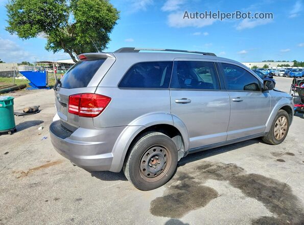 3C4PDCAB9JT183052 2018 DODGE JOURNEY Silver Задня права чверть