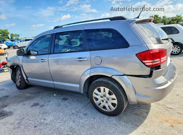 3C4PDCAB9JT183052 2018 DODGE JOURNEY Silver Задня ліва чверть