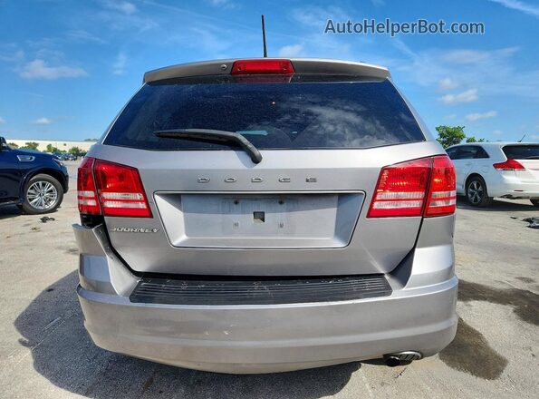 3C4PDCAB9JT183052 2018 DODGE JOURNEY Silver Вид ззаду