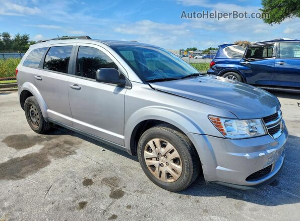 3C4PDCAB9JT183052 2018 DODGE JOURNEY Silver Передня права чверть
