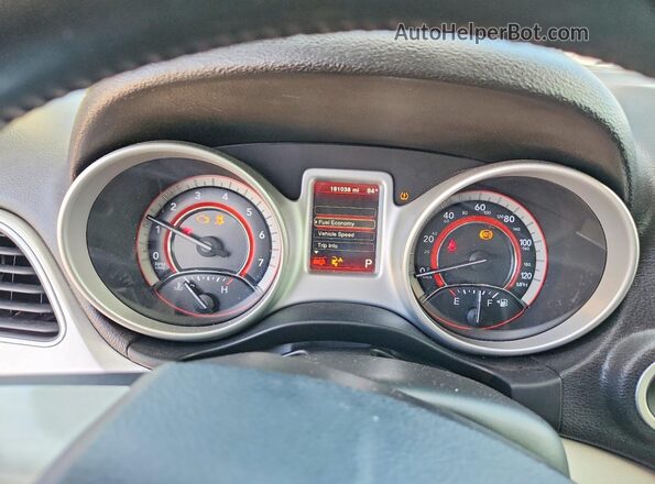 3C4PDCAB9JT183052 2018 DODGE JOURNEY Silver Вид щитка приладів