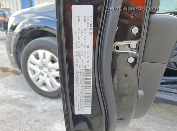 3C4PDCAB9JT254234 2018 DODGE JOURNEY Black VIN sticker view